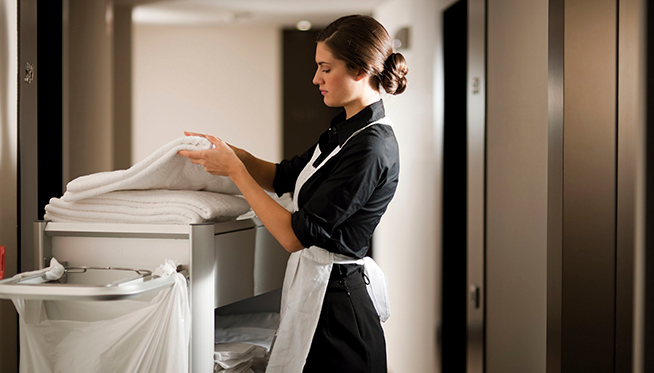 Auxiliar de lavandería hotelera