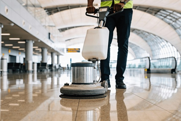 Limpieza en aeropuerto