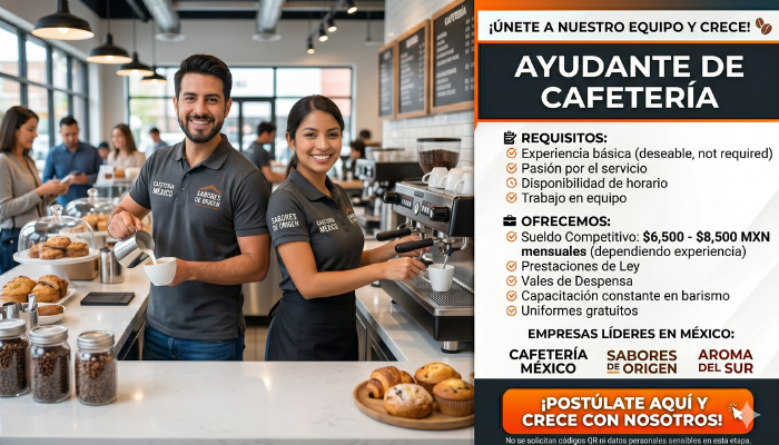 ayudante de cafeteria