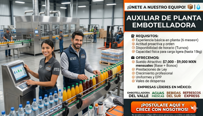 Auxiliar de planta