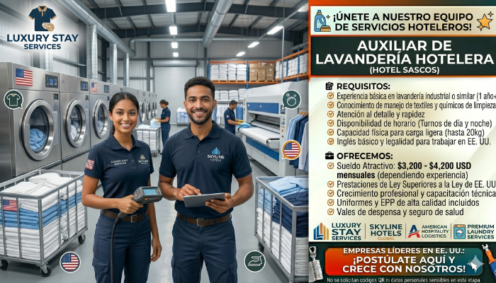 auxiliar de lavanderia