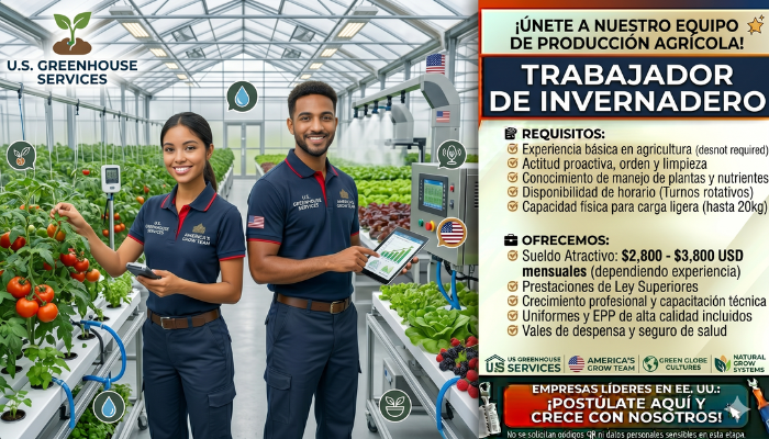 trabajador de invernadero